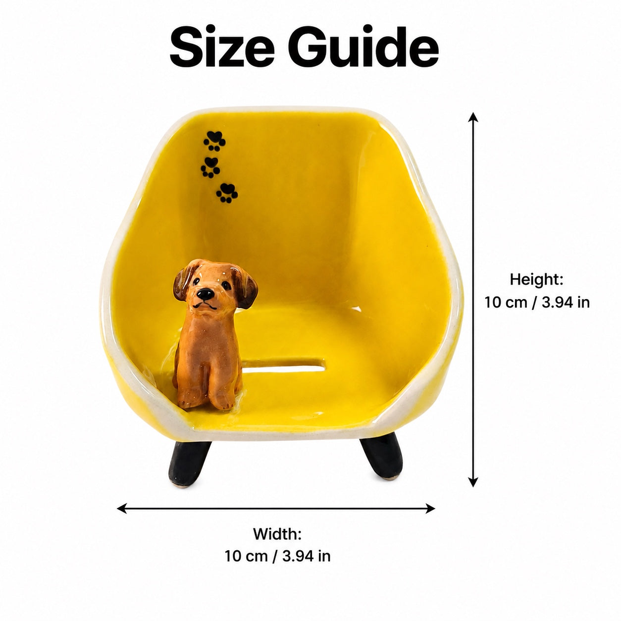 Personalized Ceramic Phone Stand with Custom Pet Figurine – product view 8