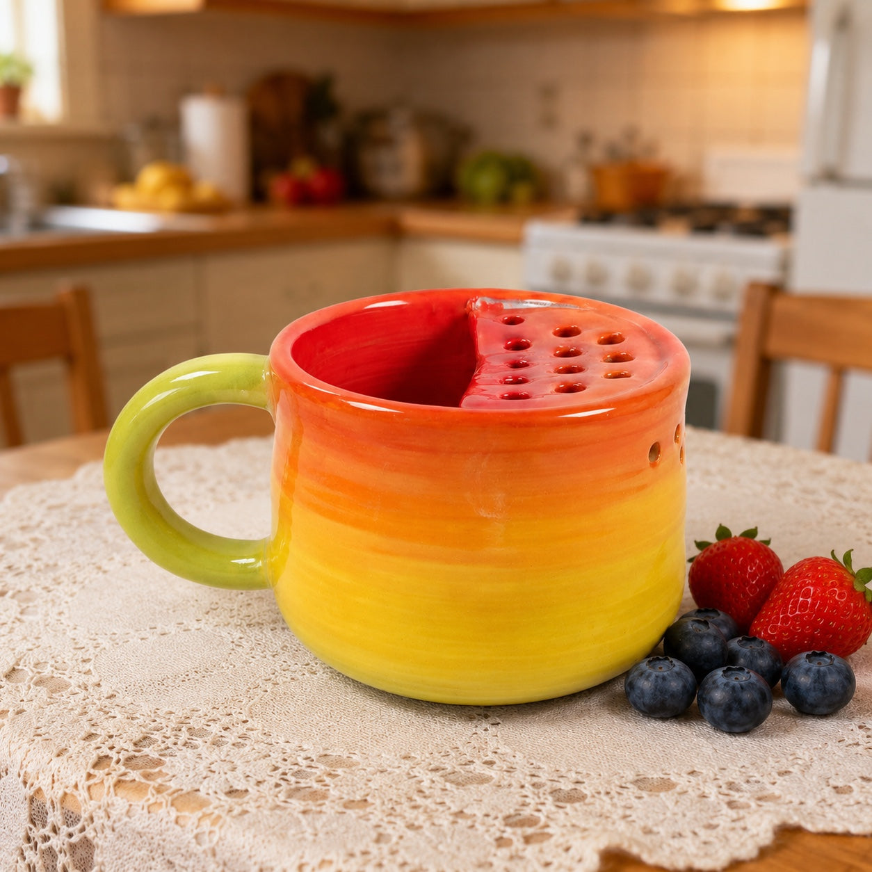 Berry Bowl with Strainer