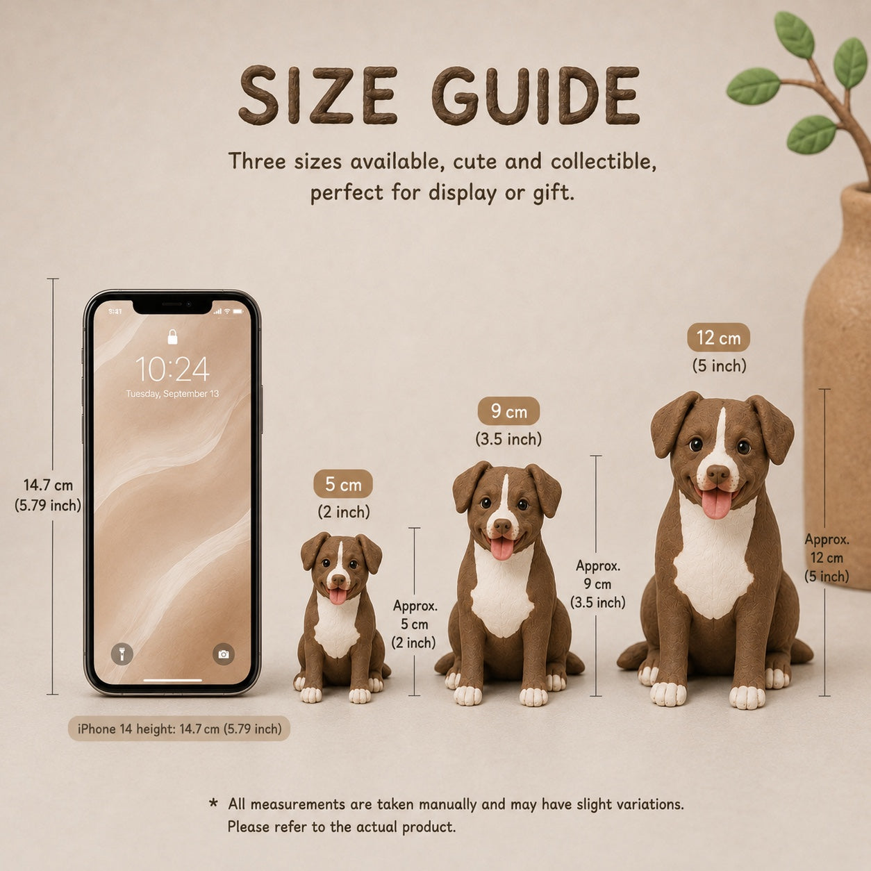 Custom Clay Pet Sculpture – Personalized 3D Pet Figurine