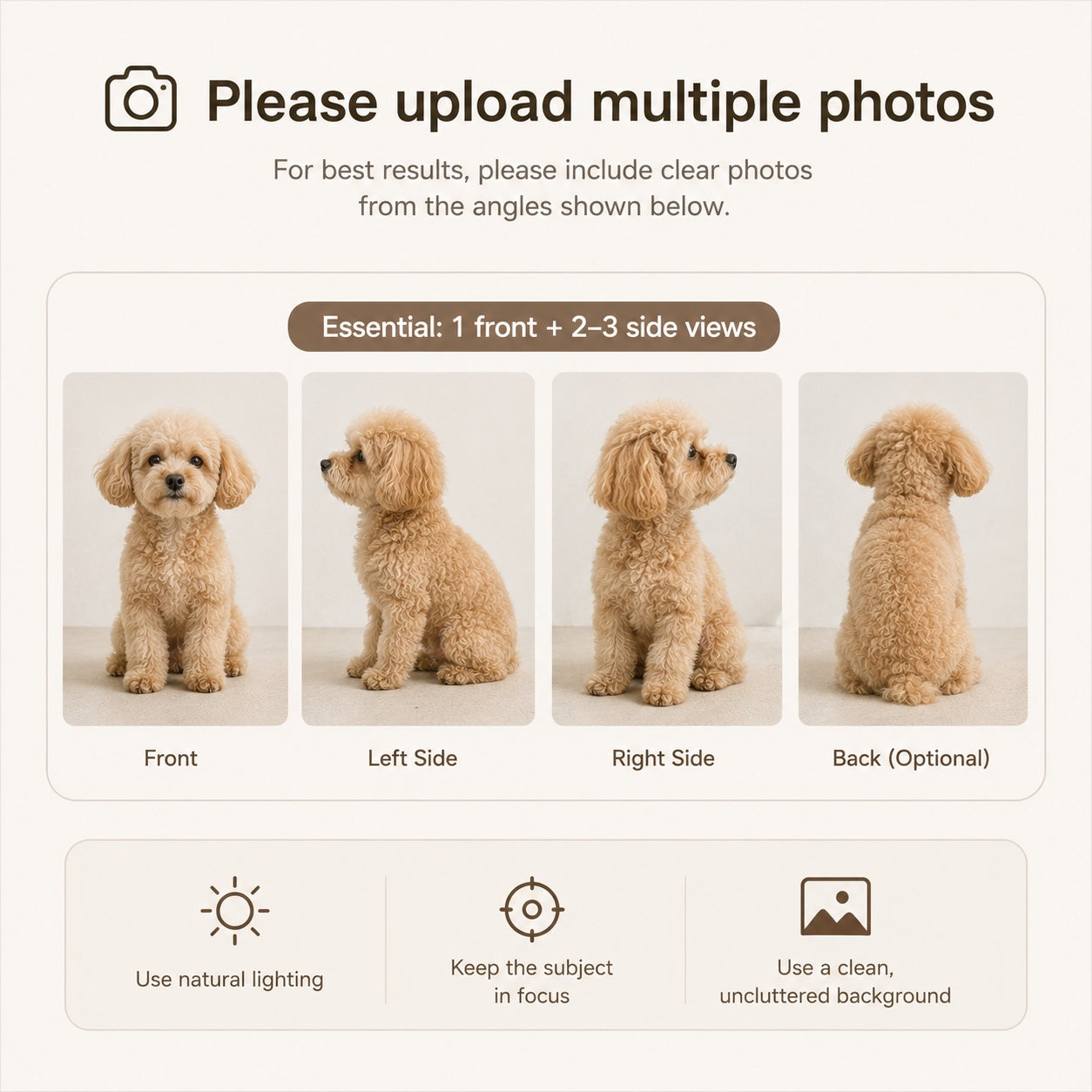 Custom 3D Needle Felted Animal Figurine