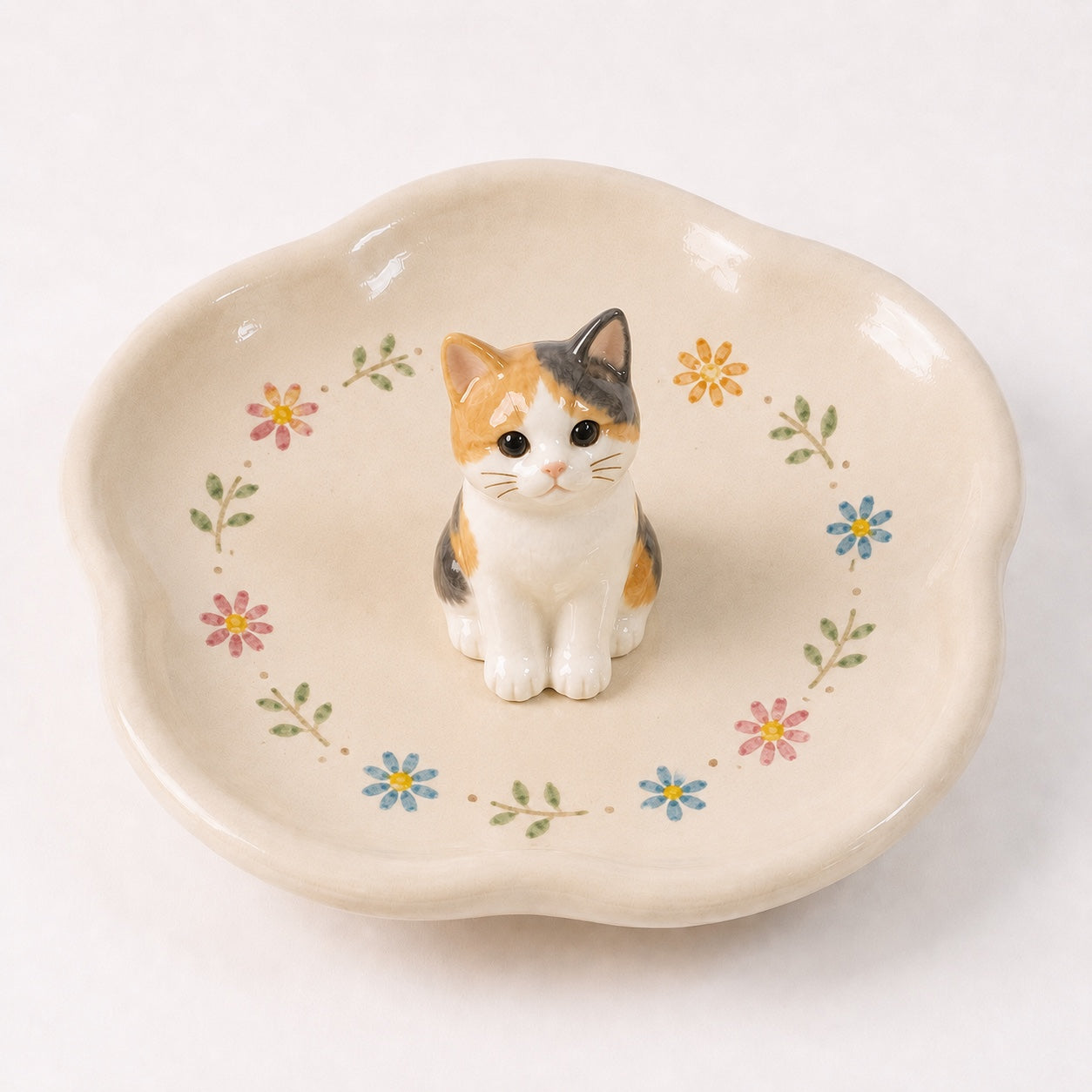 Custom 3D Pet statue Jewelry ring dish