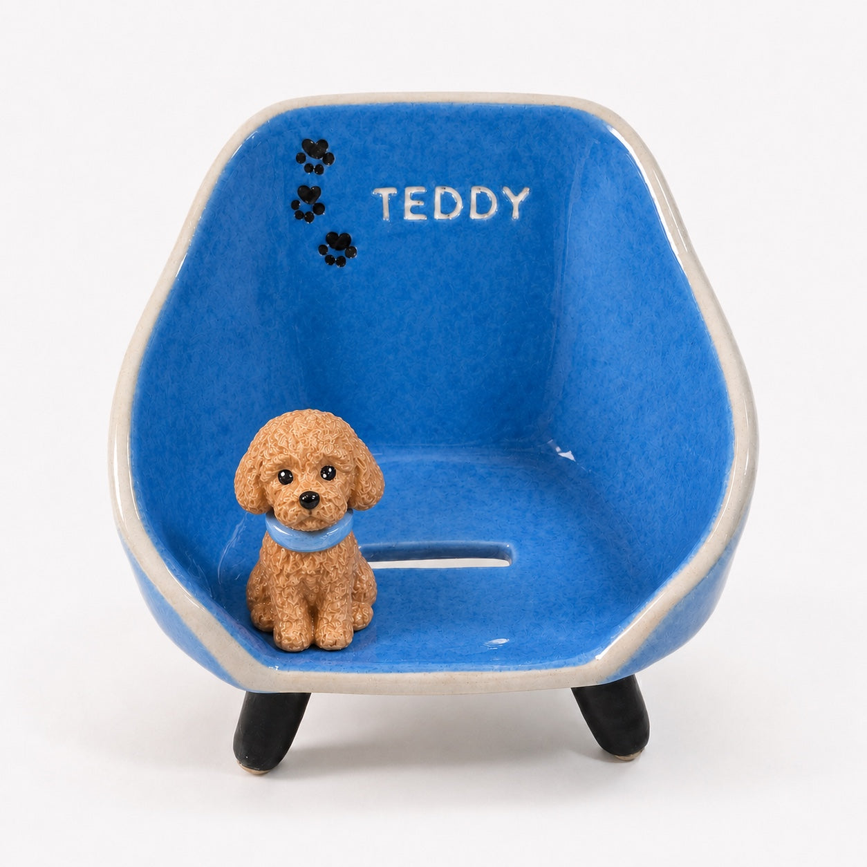 Personalized Ceramic Phone Stand with Custom Pet Figurine – product view 5