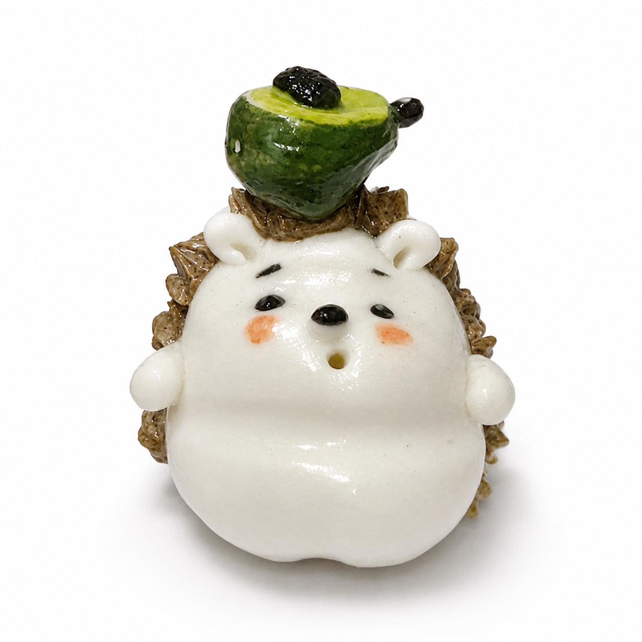Mini Ceramic Hedgehog Figurines – Handmade Decorative Animal Ornaments