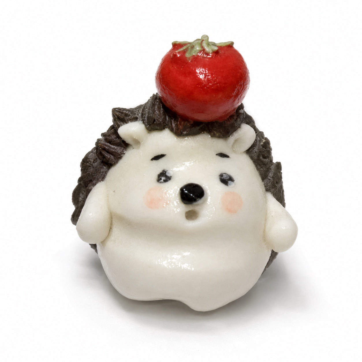 Mini Ceramic Hedgehog Figurines – Handmade Decorative Animal Ornaments