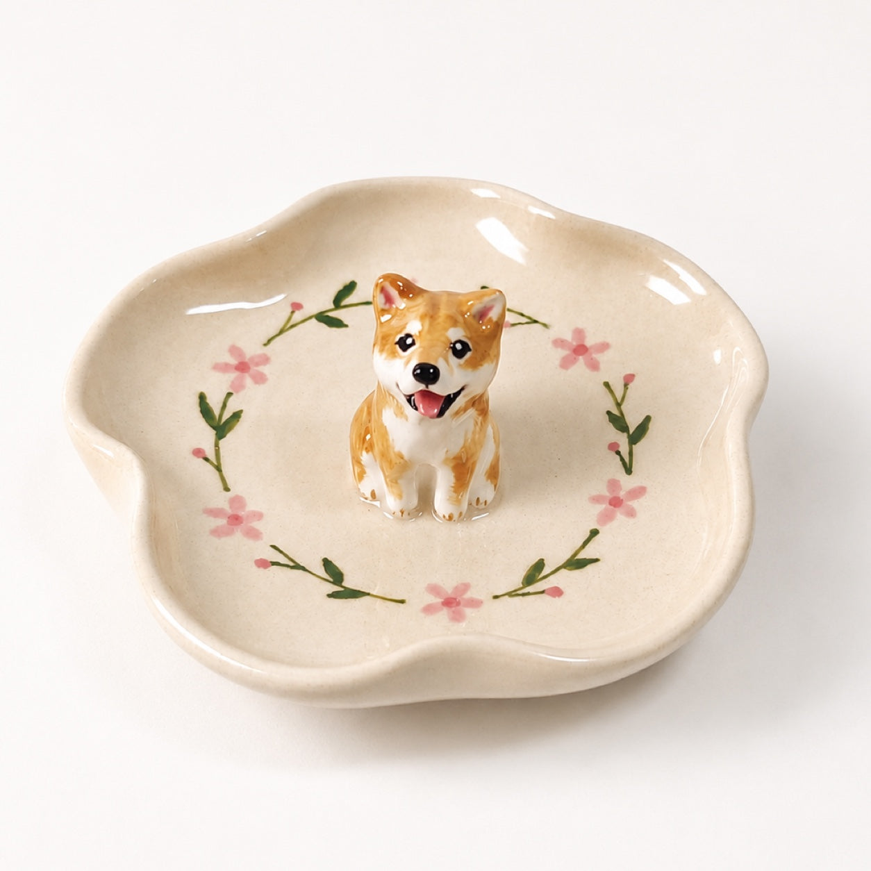 Custom 3D Pet statue Jewelry ring dish