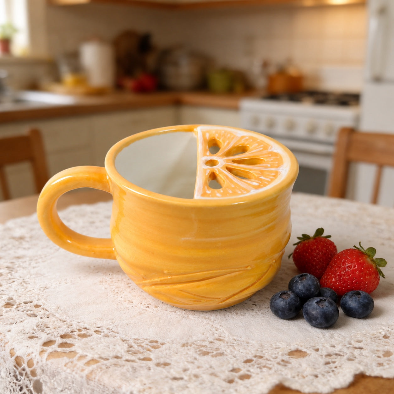 Berry Bowl with Strainer