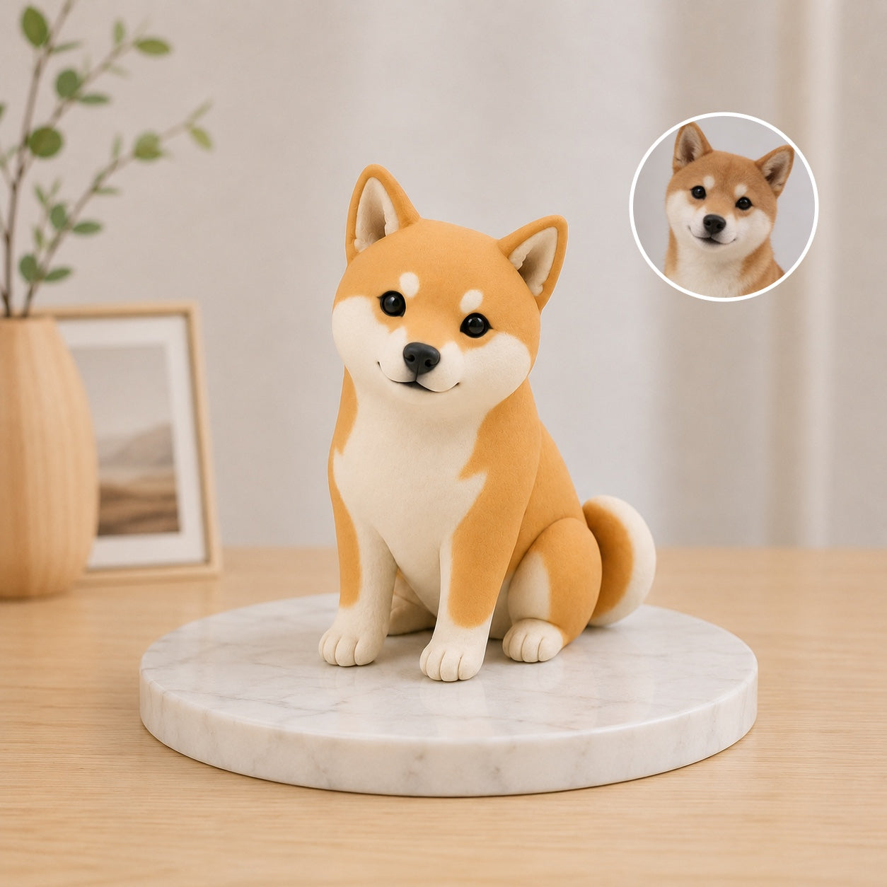 Custom Clay Pet Sculpture – Personalized 3D Pet Figurine