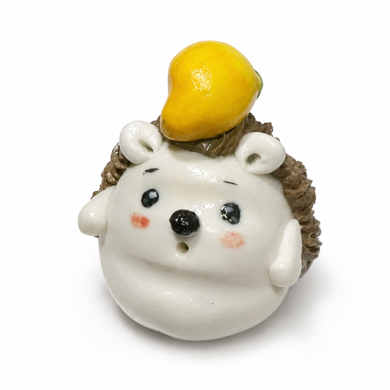 Mini Ceramic Hedgehog Figurines – Handmade Decorative Animal Ornaments