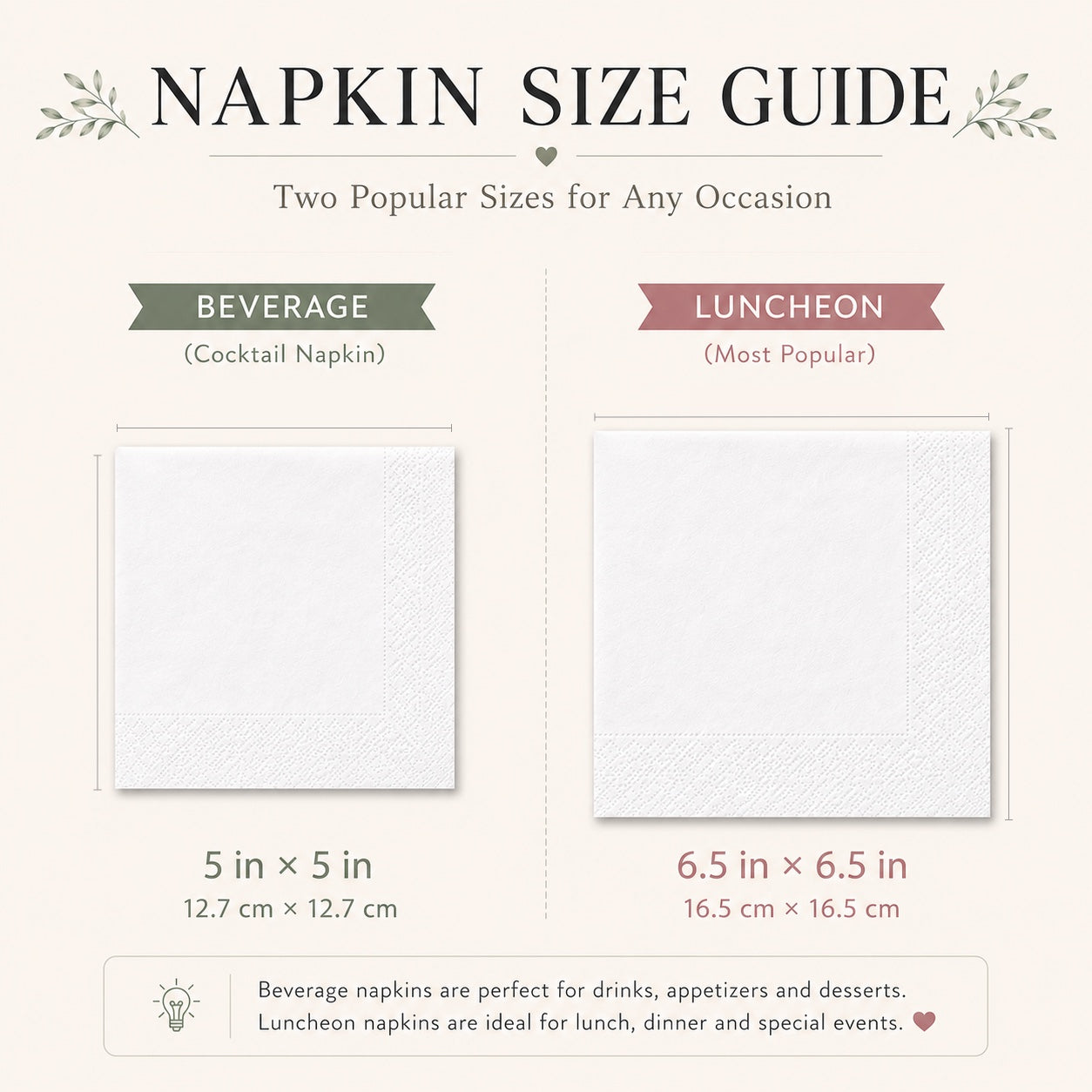 Personalized Pet Wedding Napkins — Custom Photo & Text | Cocktail Napkins