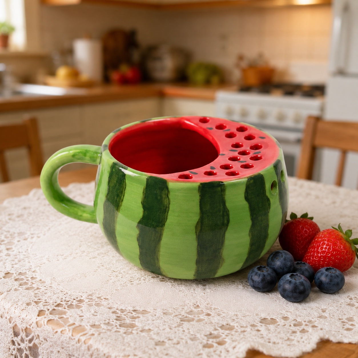 Berry Bowl with Strainer