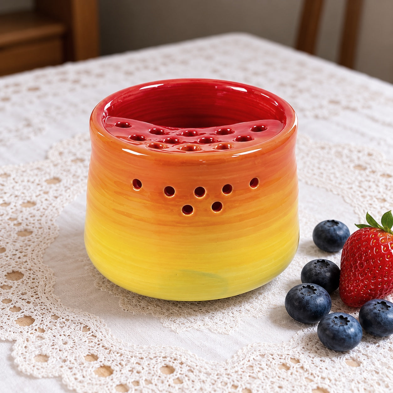 Berry Bowl with Strainer