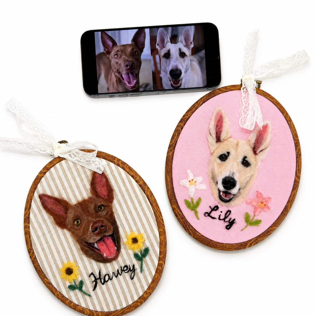 Custom Wool Felt Pet Portrait - main product image