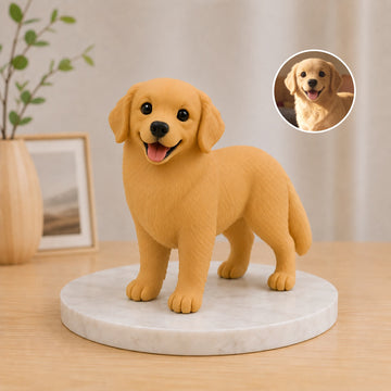 Custom Clay Pet Sculpture – Personalized 3D Pet Figurine