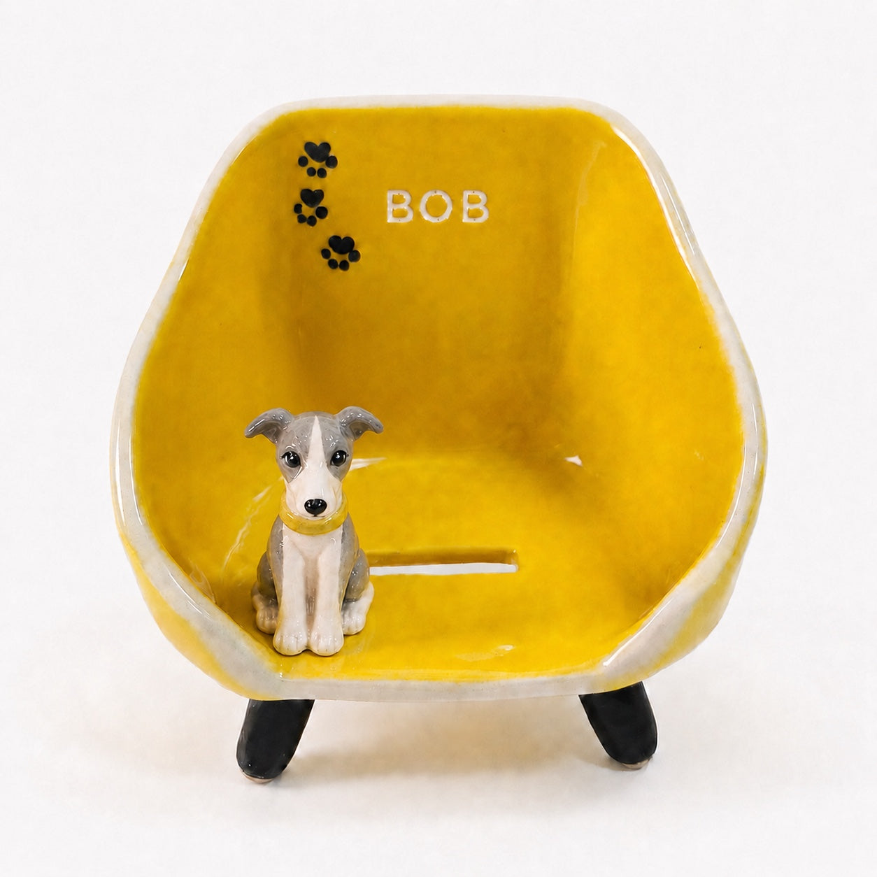 Personalized Ceramic Phone Stand with Custom Pet Figurine – product view 4
