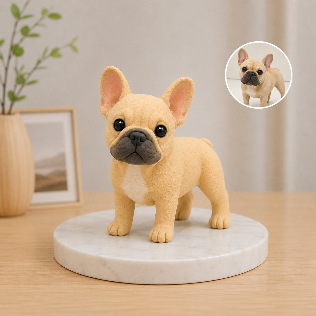 Custom Clay Pet Sculpture – Personalized 3D Pet Figurine
