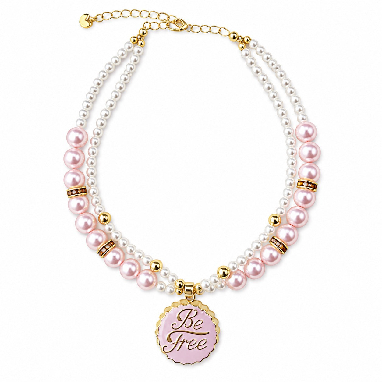 Decorative Faux Pearl Pet Necklace for Cats & Small Dogs – Adjustable Lightweight Pet Jewelry