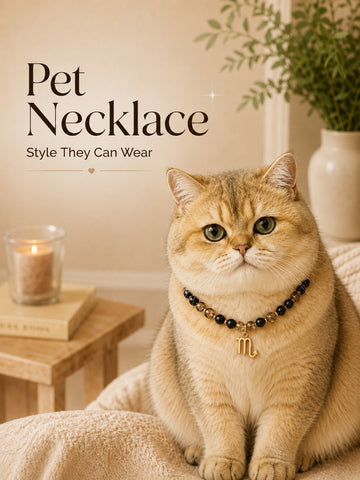 Pearl & Crystal Pet Necklaces